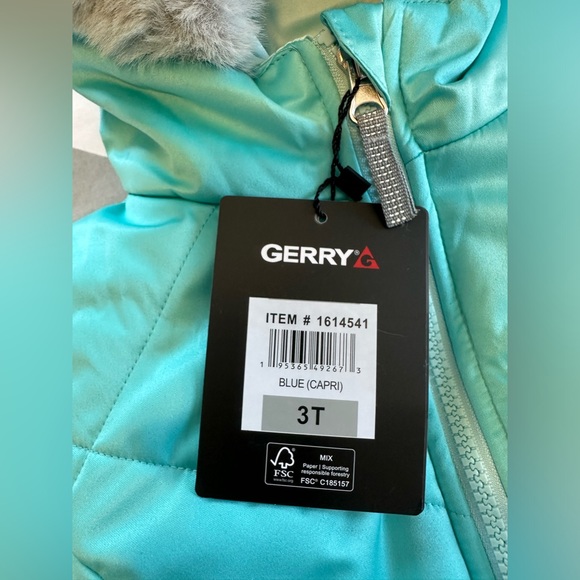 Gerry Kids' Systems Jacket/ Blue(Capri)/ Various Sizes (NWT) - Picture 4 of 12